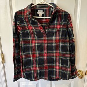 L.L. Bean Multicolor Plaid Shirt